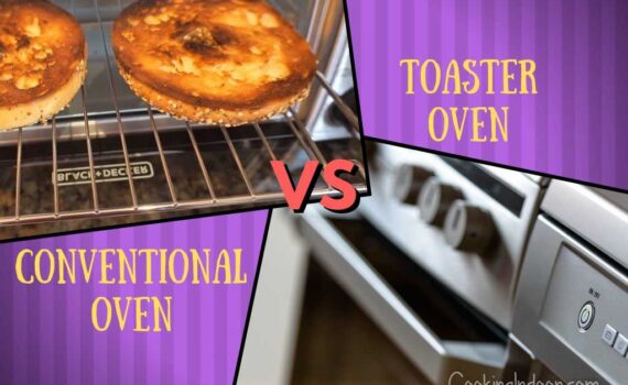 Conventional oven vs toaster oven